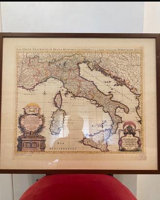 Cartina geografica numerata