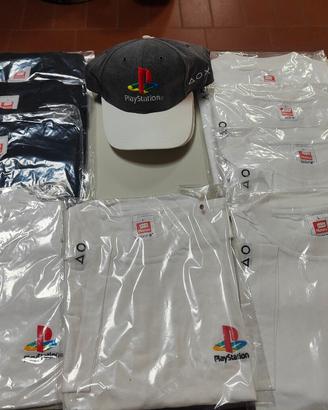 Cappellini e t-shirt Playstation prima serie nuovi
