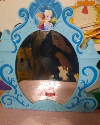 Specchiera con casettino di frozen