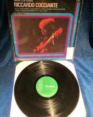 DISCO VINILE RICCARDO COCCIANTE AMARE CON RABBIA