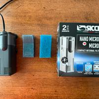 Sicce nano micron filtro per acquario fino 75L