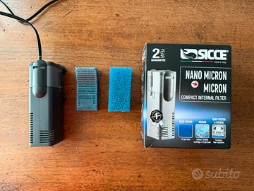 Sicce nano micron filtro per acquario fino 75L