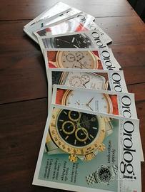8 riviste OROLOGI del 1988 perfette