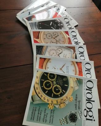 8 riviste OROLOGI del 1988 perfette