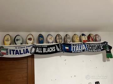 Blocco palloni da rugby originali a tema nazionale