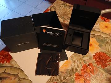 scatola per orologi hamilton 