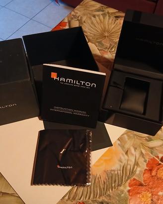 scatola per orologi hamilton 