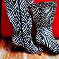 Stivali Zebrati scamosciati