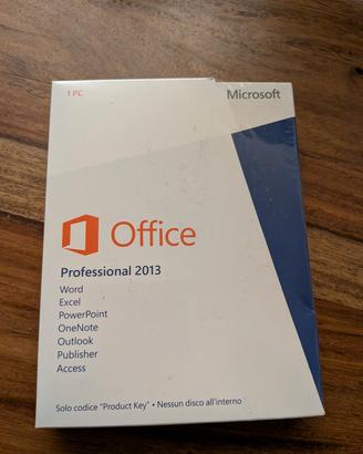 Microsoft Office professional 2013 box nuovo