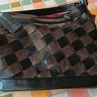 borsa donna in pelle briciole nuova 