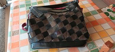 borsa donna in pelle briciole nuova 