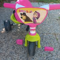 triciclo bambini Masha e Orso.