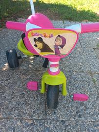 triciclo bambini Masha e Orso.