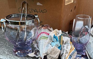 Bucchieri da acqua/bibita con porta ghiaccio