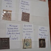 francobolli antihi stati Italia e Germania