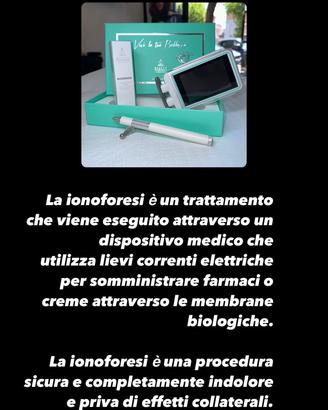 Macchinari ionoforesi (dispositivo e penna)