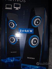 Casse altoparlanti USB illuminate