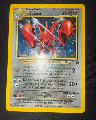 Scizor Holo Neo Discovery 10/75