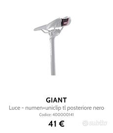 Fanale posteriore per selle Giant