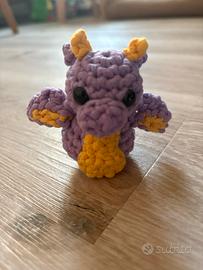 Draghetto Uncinetto fatto a mano 8 cm - Amigurumi