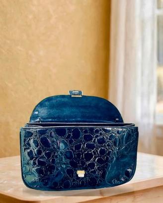 BORSA FENDI -  Vintage nera effetto cocco –