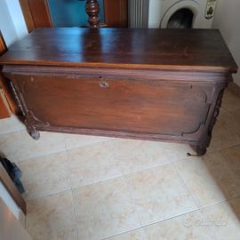 Baule/cassapanca legno L120 x P50 x  A64