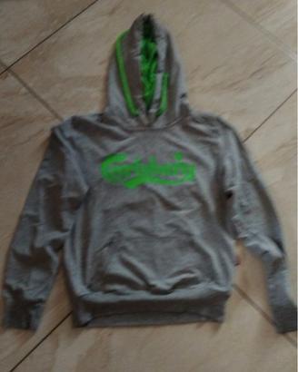 FELPA RAGAZZA/O DI COTON CON CAPPU BRAND CARLSBERG