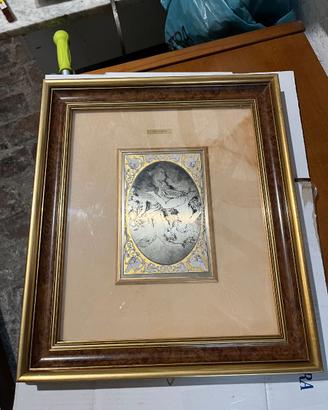 Quadro d'Argento 800 e Oro 24K "Primavera" - Guerr