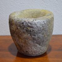 ANTICO ORIGINALE MORTAIO IN PIETRA D'EPOCA KG 6,5
