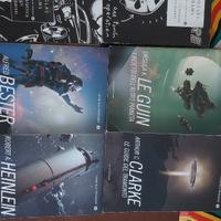 6 libri di fantascienza (A.Clarke ,Douglas e altr