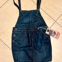 Salopette gonna in jeans GURU – Taglia 30 – Nuova