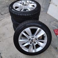 Cerchi skoda Karoq con gomme pirelli sottozero 