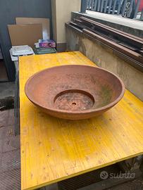 Vaso ciotola in terracotta