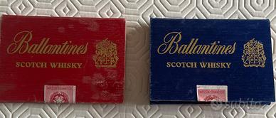 Coppia di scatole fiammiferi Ballantine’s