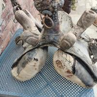 antica sella da cammello militare 