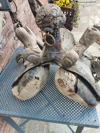 antica sella da cammello militare 