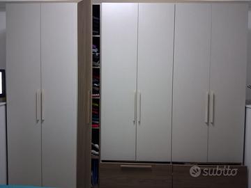 Armadio a 3 ante e comò