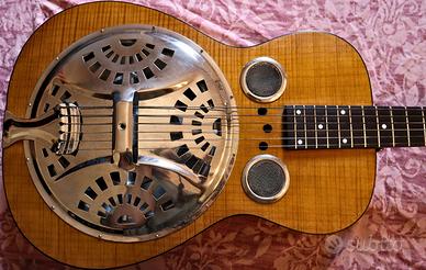 Dobro Hound Hog Deluxe Round Neck Chitarra