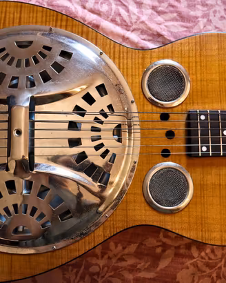 Dobro Hound Hog Deluxe Round Neck Chitarra
