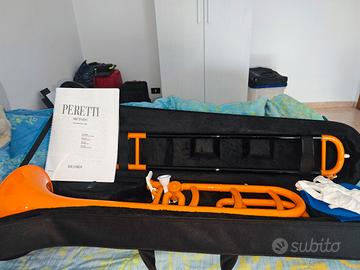 Trombone Tenore in plastica  Sib/Fa