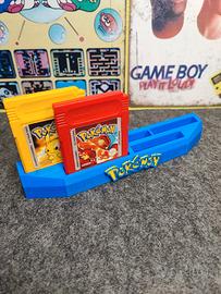 stand porta giochi game boy Pokemon 