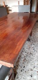 tavolo legno restaurato 183x81