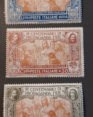 Regno 1923- propaganda fide- filigrana lettere