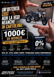 Suzuki GSX-8 T 1000 EURO DI VANTAGGI E TASSO ZERO