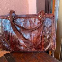 Borsa coccodrillo vintage