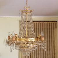 Lampadario da Soffitto in Cristallo Swarovski