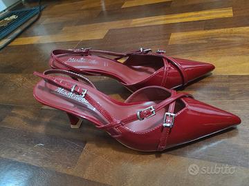 Décolleté bordeaux 