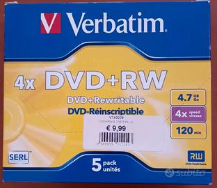 DVD+RW (riscrivibili)