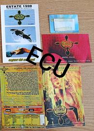 3 flyer discoteca ECU (European Club Underground)