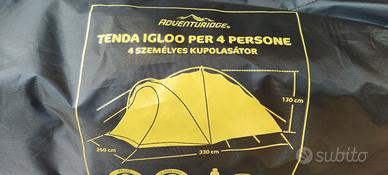 Tenda igloo per 4 persone